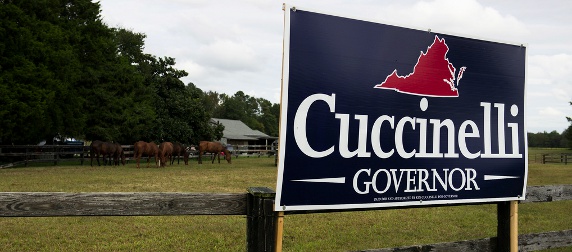 Ken Cuccinelli yard sign