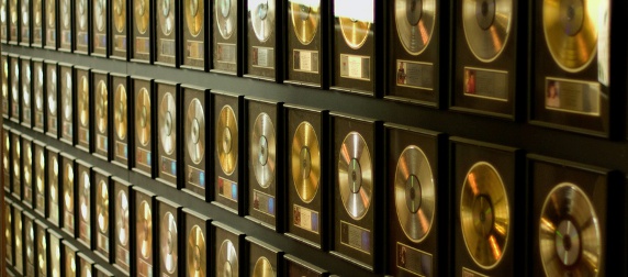 Country Music Hall of Fame gold records