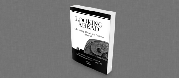 three-quarter view of the cover of Looking Ahead