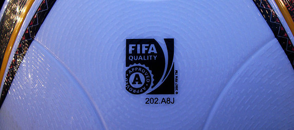 FIFA logo ball detail