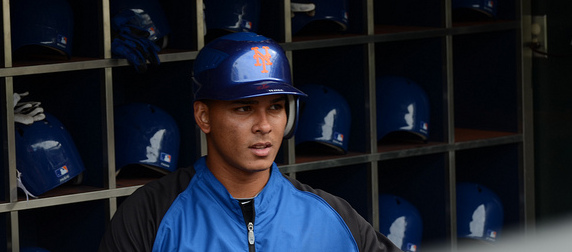 Ruben Tejada in the dugout