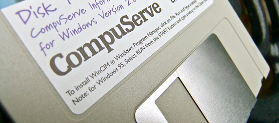 CompuServe floppy disk