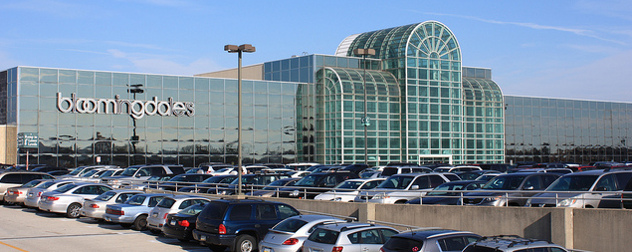 Bloomingdales parking lot at King of Prussia mall