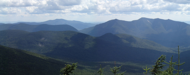 view from Mount Hancock in summer