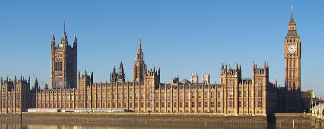 The Palace of Westminster, viewed across the River Thames