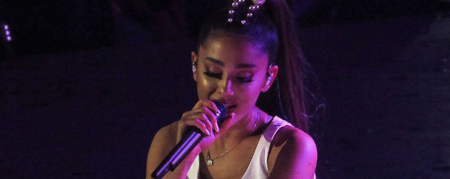 Ariana Grande performing