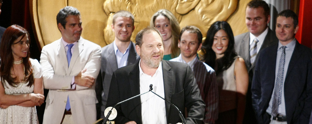 Harvey Weinstein speaking at the 2008 Peabody Awards