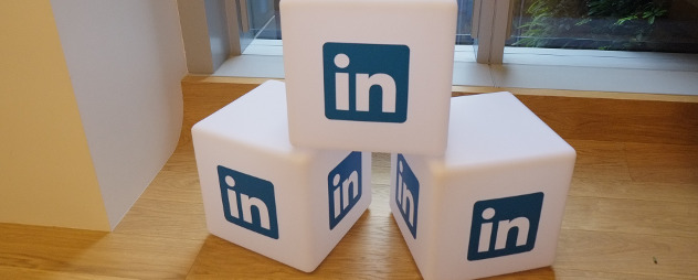 stacked blocks with the LinkedIn logo