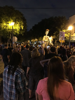 Day of the Dead parade puppet