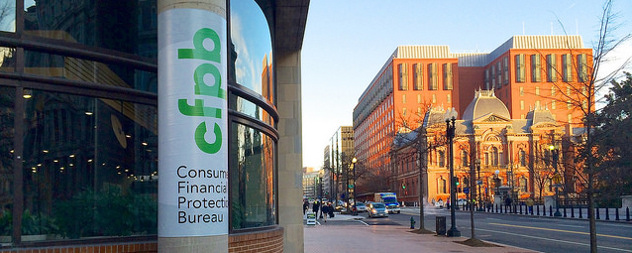exterior of the Consumer Financial Protection Bureau, Washington, D.C.