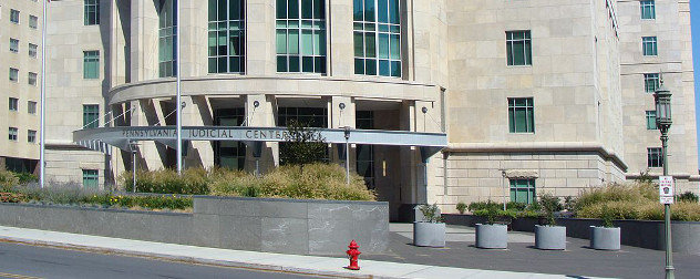 facade of the Pennsylvania Judicial Center