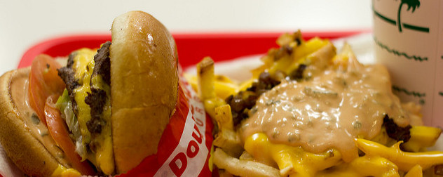 In-N-Out burger and animal style French fries
