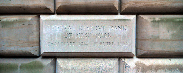 Federal Reserve Bank of New York building detail