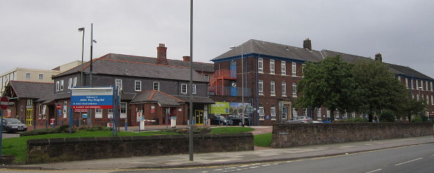 exterior of Alder Hey Children's Hospital