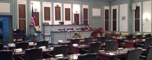 interior of the Delaware Legislative Hall