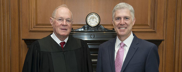 Anthony Kennedy and Neil Gorsuch