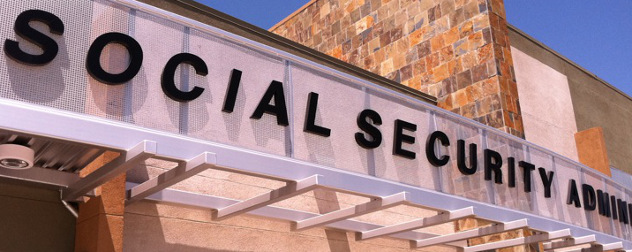 Social Security Administration building sign