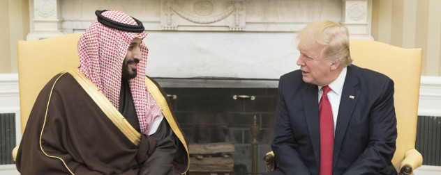 Mohammed bin Salman and Donald Trump