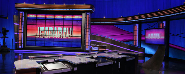 Jeopardy filming set.