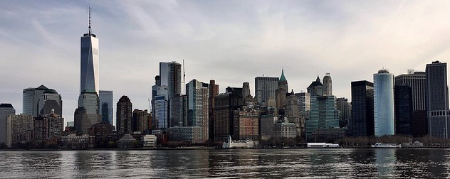 New York City skyline.