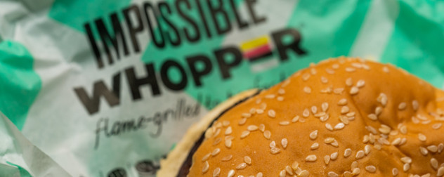 Burger King Impossible Whopper, one of many meat substitutes coming to fast food restaurants.