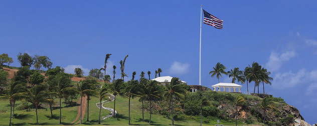 Little St. James Island, owned by Jeffrey Epstein until his death.