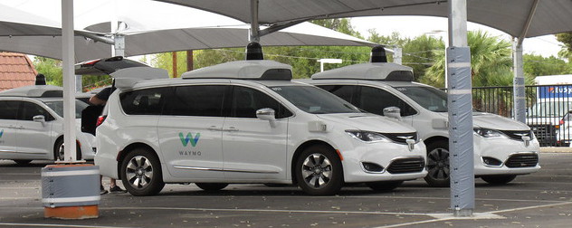 Waymo self-driving car.