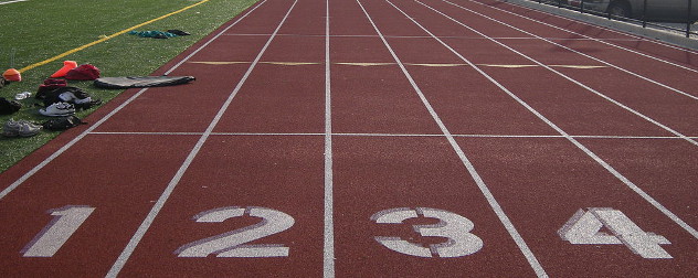 Garfield High School running track.