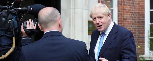 UK Prime Minister Boris Johnson, speaking with David Blevins from Sky TV.