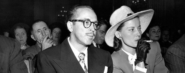 Dalton and Cleo Trumbo at the 1947 UHAC Hearings.