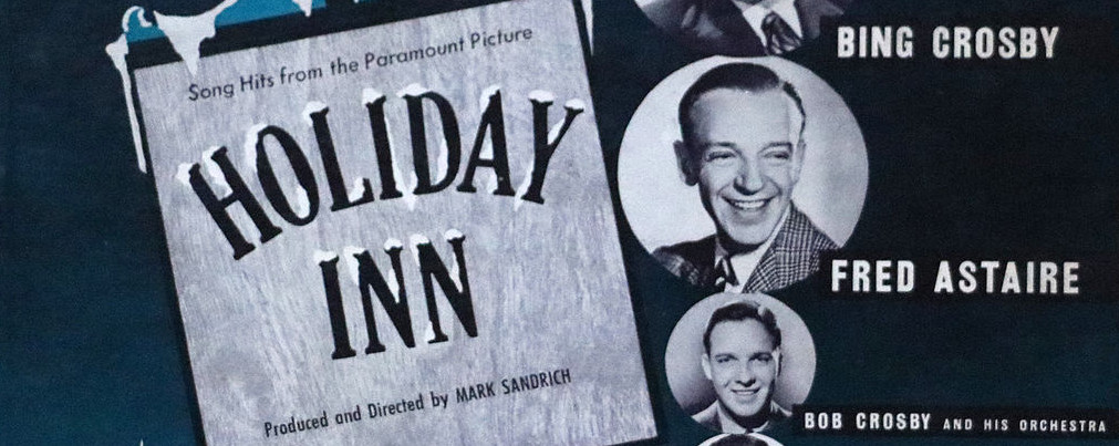 vinyl album cover from Paramount Picture's 1942 hit 'Holiday Inn.'