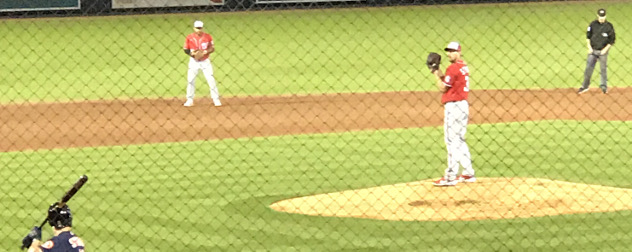 Houston Astros vs Washington Nationals, spring training game.