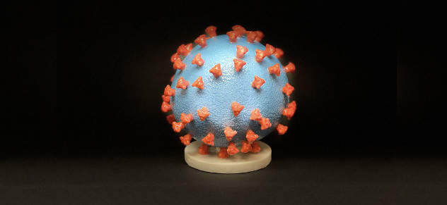 visualization of the virus that causes COVID-19.