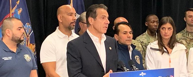 NY Governor Andrew Cuomo visiting Puerto Rico.