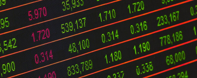 stock market data display.