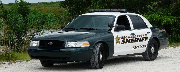 Broward County Sheriff's Office (BSO) vehicle on sand.