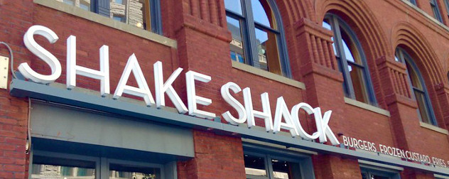 sign for Shake Shack, which is voluntarily returning a PPP loan.