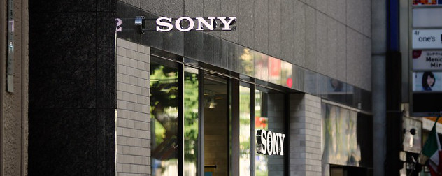 facade of a Sony store in Japan.