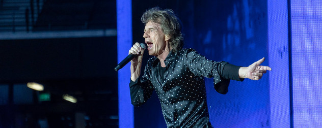 The Rolling Stones' lead vocalist, Mick Jagger.