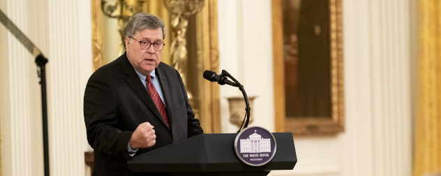 U.S. Attorney General William Barr speaks on 'Operation Legend: Combating Violent Crime in American Cities.'