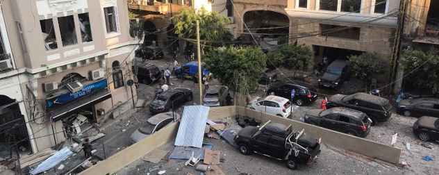 aftermath of the Aug. 4, 2020 explosion in Beirut.