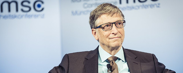 Bill Gates at the 53rd Munich Security Conference, September 2017.