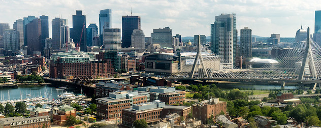 skyline of Boston, Massachusetts