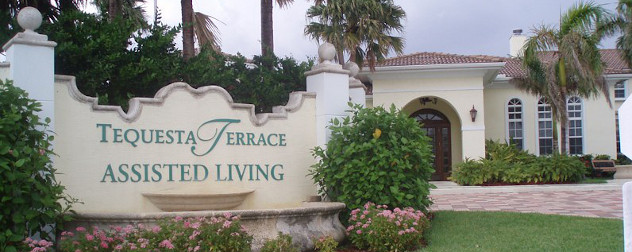 Assisted living elder care facility in Tequesta, Florida.