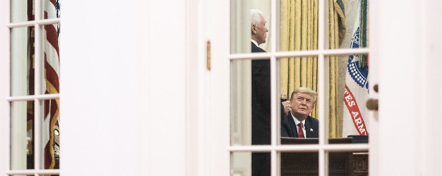 President Trump and Vice President Pence in the Oval Office on January 4, 2021.