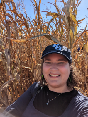 Amy Laburda in Palisades Hudson baseball cap.