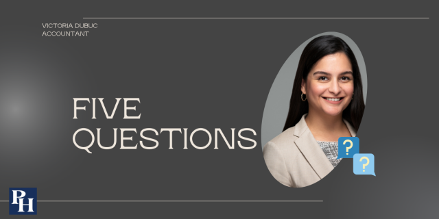 Five Questions with Victoria Dubuc, Accountant.